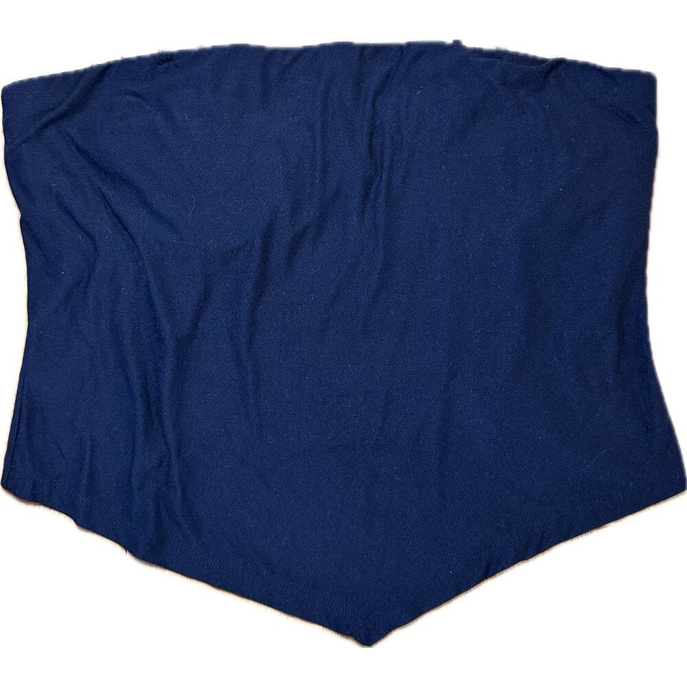 No Boundaries Womens Navy Tank‎ Top Scarf Hem Size XL